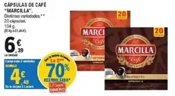 E.Leclerc Marcilla cápsulas de café oferta