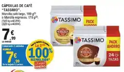 E.Leclerc Tassimo cápsulas de café oferta