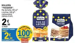 E.Leclerc Pasquier pan de leche oferta