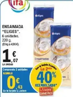 E.Leclerc eliges ensaimada oferta
