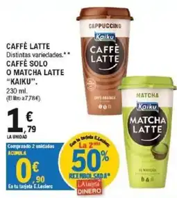 E.Leclerc Kaiku Caffè Latte oferta