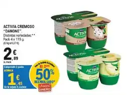 E.Leclerc Activia cremoso oferta