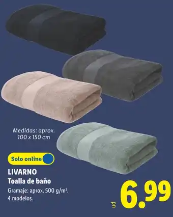 LivarNo toalla de baño