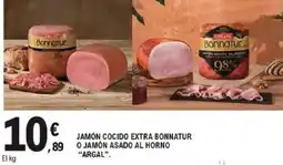 E.Leclerc Argal jamón cocido extra bonnatur o jamón asado al horno oferta