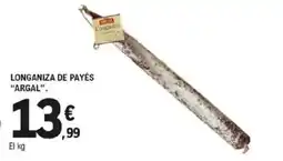 E.Leclerc Argal longaniza de payés oferta