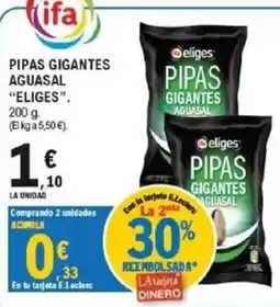 E.Leclerc eliges pipas gigantes aguasal oferta