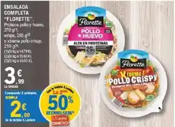 E.Leclerc Florette ensalada completa pollo y huevo oferta
