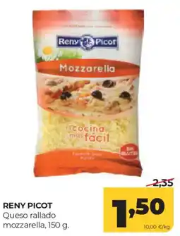 Alimerka Reny Picot queso rallado mozzarella oferta