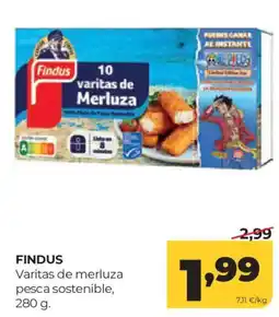 Alimerka Findus varitas de merluza oferta