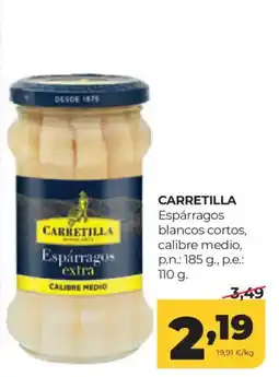 Alimerka Carretilla espárragos extra oferta