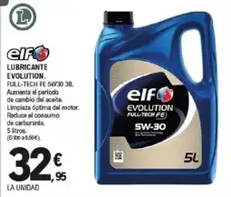 E.Leclerc elf lubricante evolution full-tech fe 5w30 3b oferta
