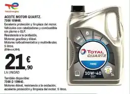E.Leclerc Total Quartz 7000 10W40 oferta