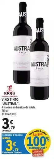 E.Leclerc Austral vino tinto oferta