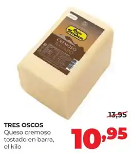 Alimerka Tres Oscos Queso cremoso tostado en barra oferta