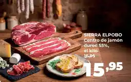 Alimerka Sierra Elpobo centro de jamón duroc 55% oferta