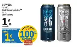 E.Leclerc 8.6 cerveza oferta