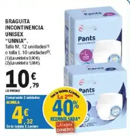 E.Leclerc Unnia braguita incontinencia oferta