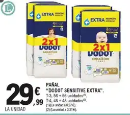 E.Leclerc Dodot sensitive extra oferta