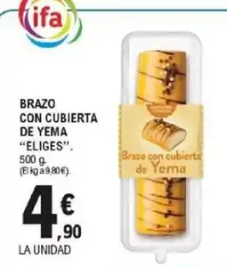 E.Leclerc ifa brazo con cubierta de yema "eliges" oferta