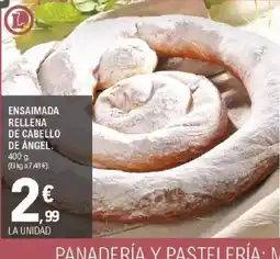 E.Leclerc L ensaimada rellena de cabello de ángel oferta