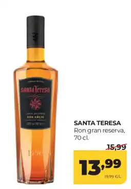 Alimerka Santa Teresa ron gran reserva oferta