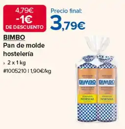 Costco Bimbo pan de molde hostelería oferta