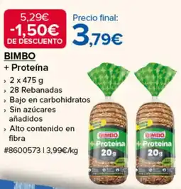 Costco Bimbo + Proteína oferta