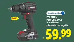 Lidl Parkside performance atornilladora taladradora recargable oferta