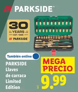 Lidl Parkside llaves de carraca limited edition oferta