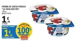 E.Leclerc la vaca que ríe crema de queso fresco oferta