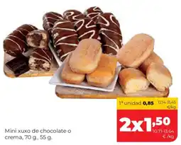 Alimerka Mini xuxo de chocolate o crema oferta