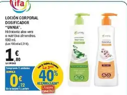 E.Leclerc Unnig loción corporal oferta