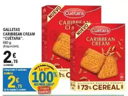 E.Leclerc Cuétara Caribbean Cream oferta