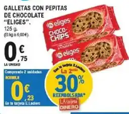 E.Leclerc eliges galletas con pepitas de chocolate oferta