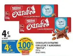 E.Leclerc Nestlé chocolate extrafino con almendras oferta