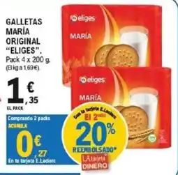 E.Leclerc eliges galletas maría original oferta