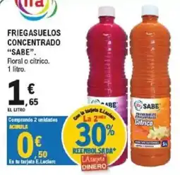 E.Leclerc Sabe friegasuelos concentrado oferta