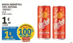 E.Leclerc Refeel energy drink tropical oferta