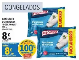 E.Leclerc Pescanova porciones de merluza del cabo oferta