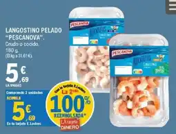 E.Leclerc Pescanova langostino pelado oferta