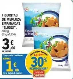 E.Leclerc Eliges figuritas de merluza empanadas oferta