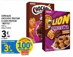 E.Leclerc Nestlé chocapic protein o lion proteína oferta
