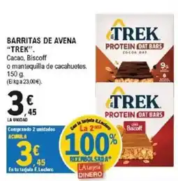 E.Leclerc Trek barritas de avena oferta