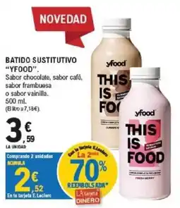 E.Leclerc yfood batido sustitutivo oferta