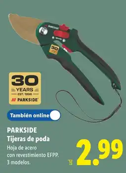 Lidl Parkside tijeras de poda oferta