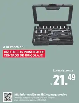 Lidl Llaves de carraca oferta