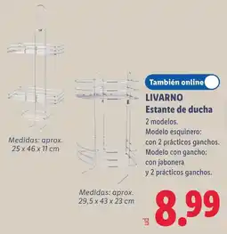 Lidl Livarno estante de ducha oferta