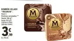E.Leclerc magnum bombón helado oferta