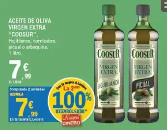 Coosur aceite de oliva virgen extra