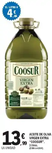 E.Leclerc Coosur aceite de oliva virgen extra oferta